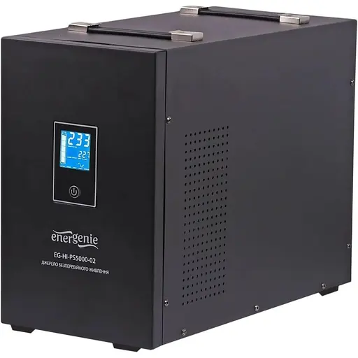 Джерело безперебійного живлення EnerGenie 5000 ВА / 3000 Вт / Без АКБ (EG-HI-PS5000-02) - фото 1