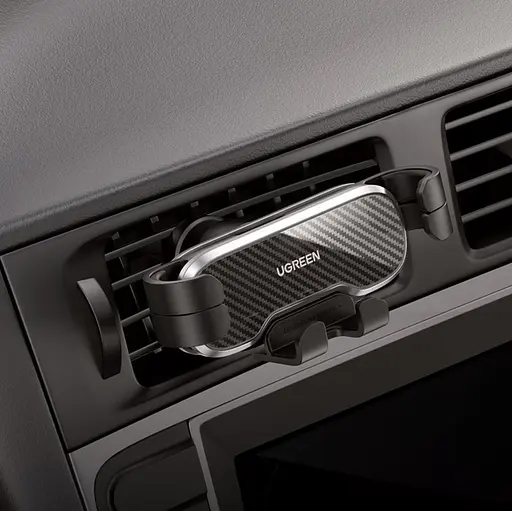 Автомобільне кріплення для смартфона 4.7-7.2" (На решітку+гачок) LP228 Ugreen Чорне - фото 6