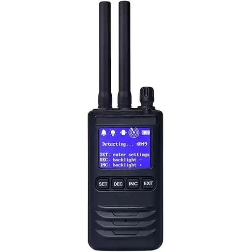 Детектор дронов Nectronix портативный до 2х километров, обнаружитель дронов 900-1.5G/2.4G/5.1G-5.9G JH-N2