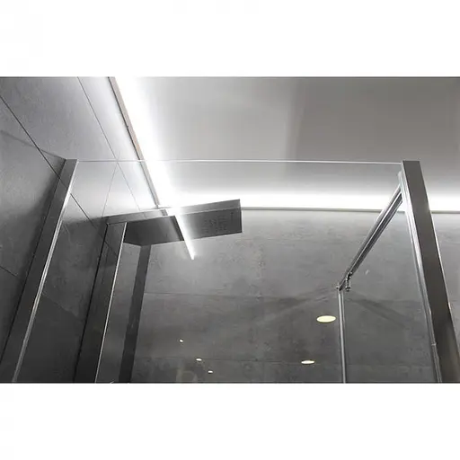 Душевая кабина Dusel A-516 100x100x190 шиншилла, Универсальная, матовый, хром, 100x100 - фото 8