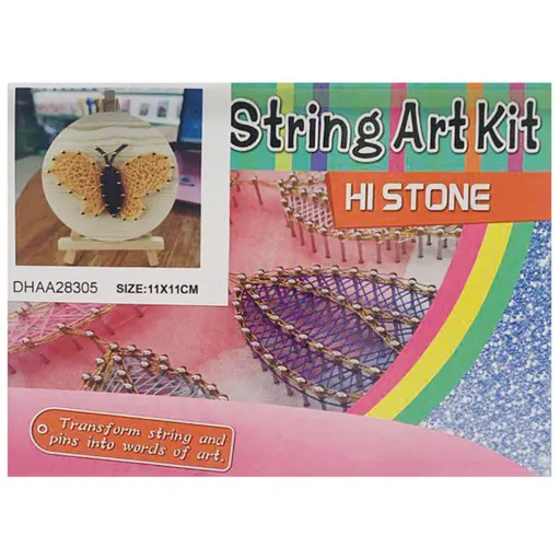 Детский набор для творчества стринг-арт "Бабочка" Bambi YG0115(28305) деревянная основа - фото 1