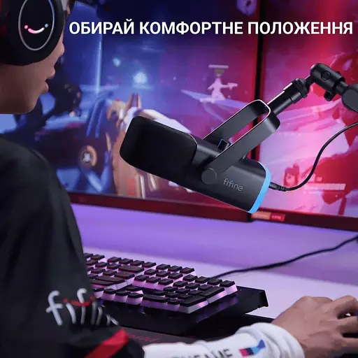 Мікрофон Fifine TAM8 USB Black (TAM8) - фото 4