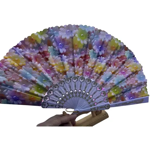 Аксессуар веер Цветы C2835 (в ассортименте)