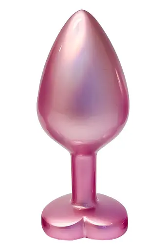 Анальна пробка Gleaming Love Pearl Pink Plug S 7.1 см (рожевий) - фото 2