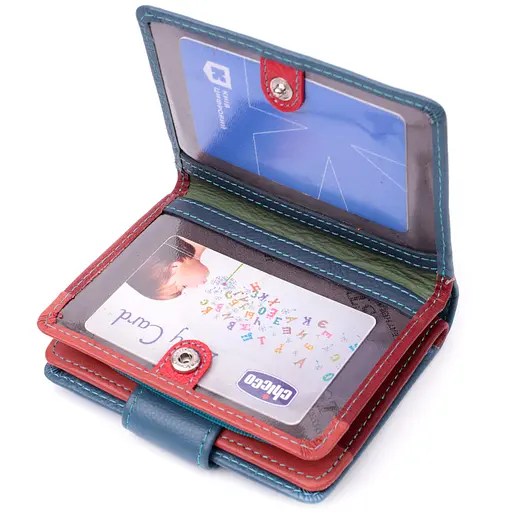 Жіночий шкіряний гаманець ST Leather 9.5х11.5х2.5 см acs0029459 - фото 5