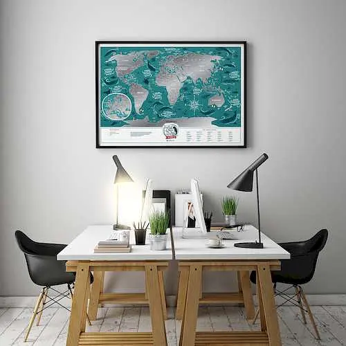 Скретч карта мира 1DEA.me Travel Map Marine World (13020) - фото 6