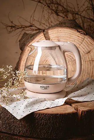 Чайник Adler AD 1283C Cappuccino стеклянный 1.0л - фото 2