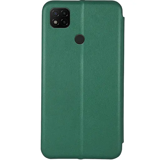 Шкіряний чохол-книжка Epik Classy для Xiaomi Redmi 9C / 10A Зелений - фото 2