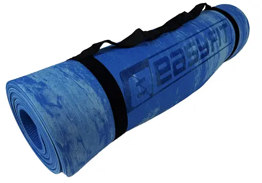 Коврик для йоги и фитнеса EasyFit s-EVA Mat 8 мм Синий (EF-1911-Bl) - фото 3
