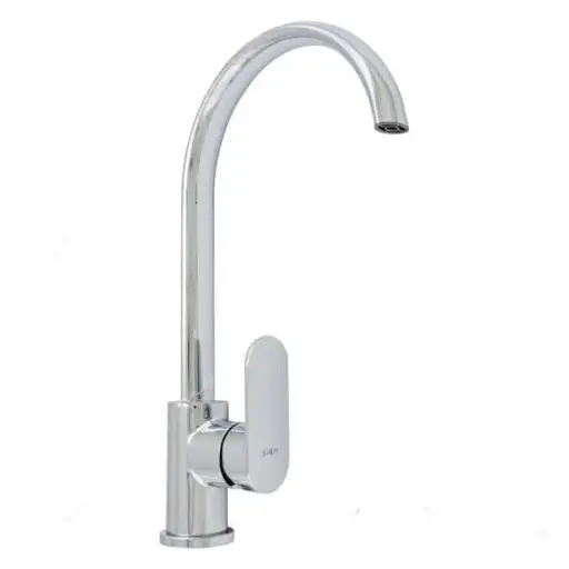 Смеситель для кухни Udis LOB4-A128 однорычажный высокий Хром 30412 - фото 1