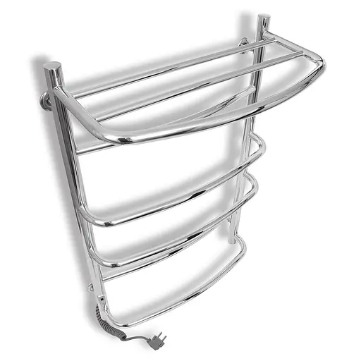 Електрична рушникосушарка Laris Єврофлеш П6 500x800 з полицею Е ліва S 73207610, Хром, Ліве, Електронний - фото 4