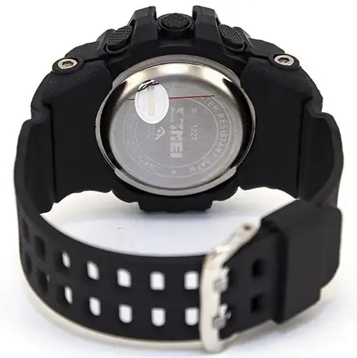 Спортивний годинник з Bluetooth Skmei 1227 Чорний з жовтим - фото 4