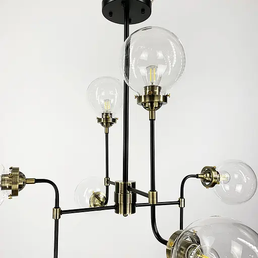 Потолочная люстра на 8 плафонов в стиле Loft Line.F MJ 79/8 - фото 3