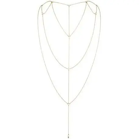 Ланцюжок для спини Bijoux Indiscrets Magnifique Back and CLeavage Chain - Gold