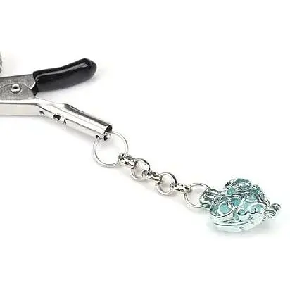 Зажимы для сосков Liebe Seele Glow-in-dark Nipple Clamps Light Blue - фото 2