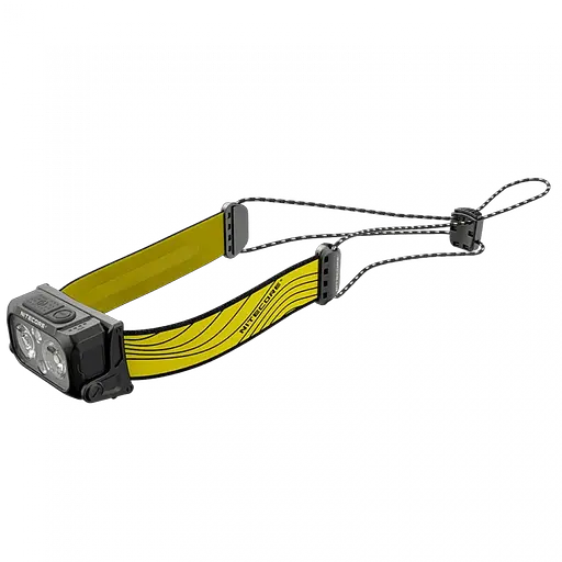 Налобный легкий фонарик Nitecore NU25 New 400лм (Черный с желтым) - фото 2