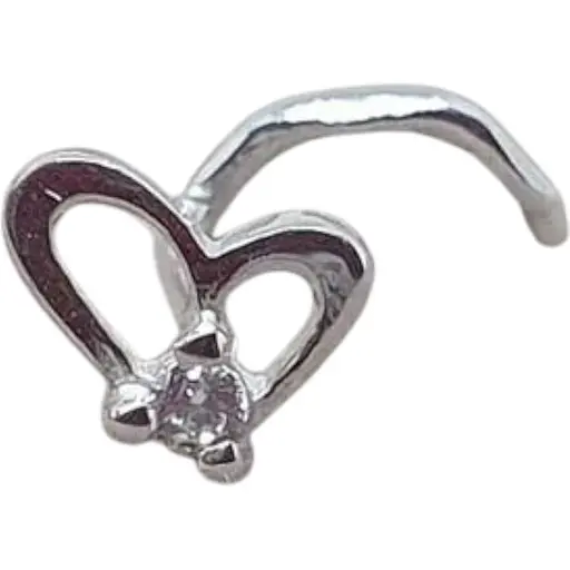 Срібна сережка-пірсинг в ніс Dear. 1052.1С