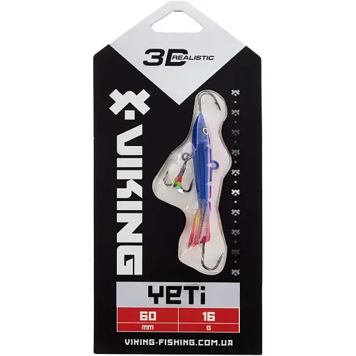 Балансир Viking Fishing Yeti Ice Jig 60mm 16.0g #9 Strange Perch - фото 2
