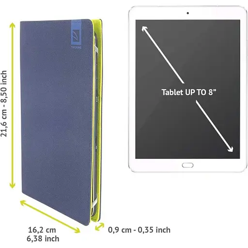 Чехол Tucano Vento Universal для планшетов 7-8" синий - фото 6