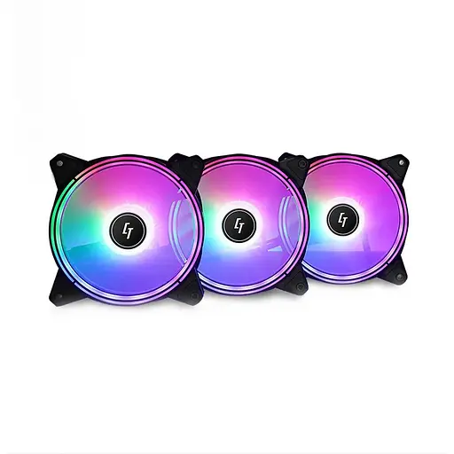 Вентилятор для корпусу 120mm*3 Chieftec Nova NF-3012-RGB fan set