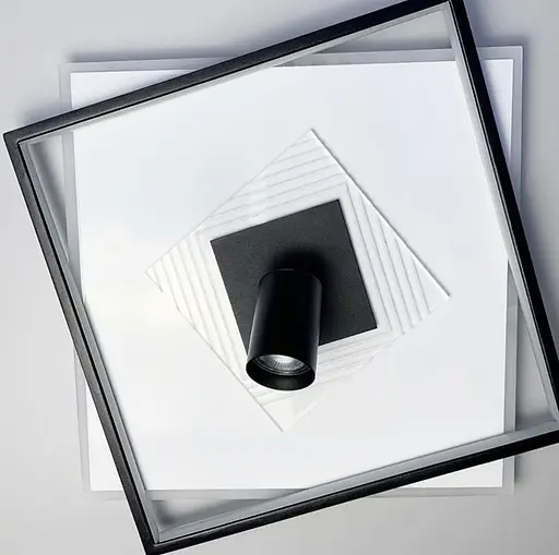 Світлодіодний стельовий світильник з направляючим спотом | Арт. X 088/500 | Line F - фото 3