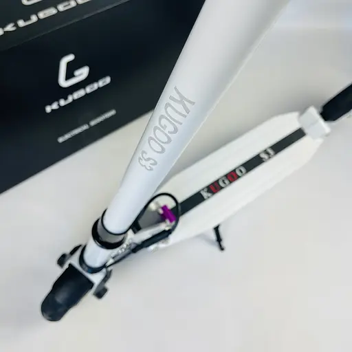 Электросамокат KUGOO S3 Jilong 8.8Ah 450W белый + сумка-чехол - фото 3