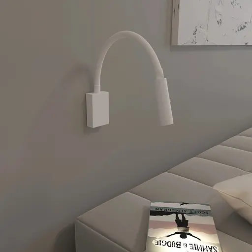 Настінний світильник MJ-Light READER SNAKE 3200K WH 15020 - фото 1