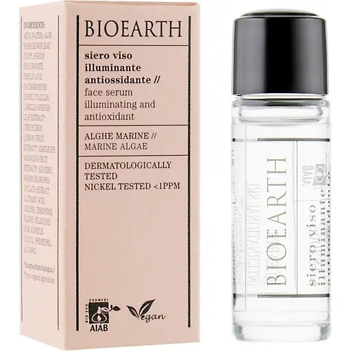 Антивікова освітлювальна сироватка для обличчя Bioearth Brightening & Antioxidant Serum 5 мл - фото 1