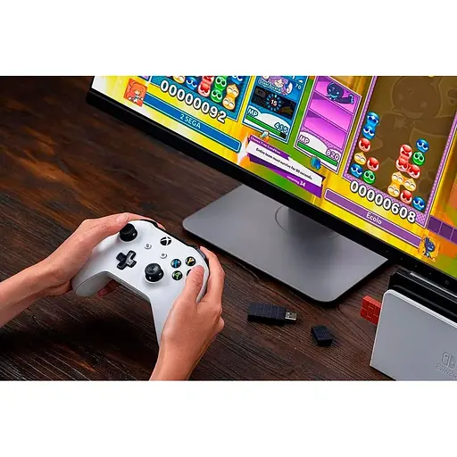 USB адаптер 8BitDo USB Wireless Adapter 2 для Switch/Android/Windows/macOS Brown (90212) - фото 7