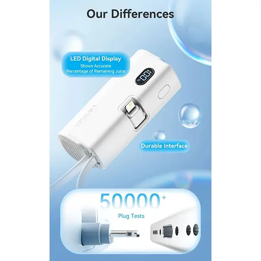 Павербанк Vention Black 4800 mAh / 22.5 Вт (FHRB0) - фото 9