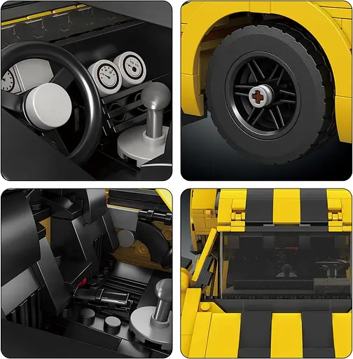 Конструктор машина MOULD KING  DODGE VIPER додж   для детей и взрослых 1236 деталей - фото 7