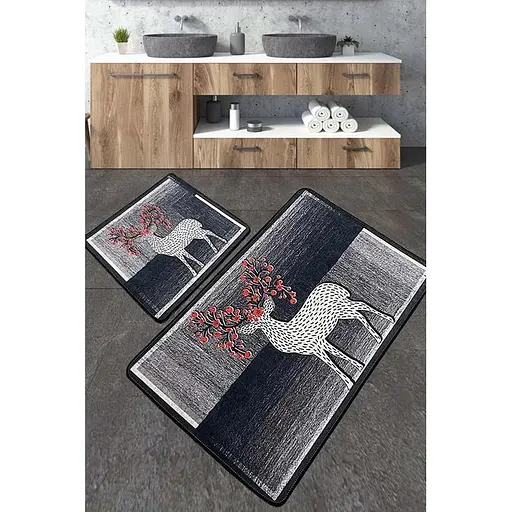 Набір килимків для ванної кімнати Chilai Home Elafa 60 x 100 + 50 x 60