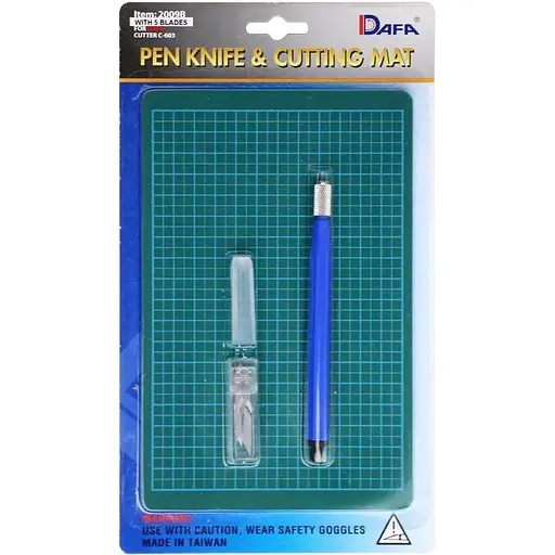 Набор для моделирования Dafa 2009B коврик самовосстанавливающийся нож макетный 10 сменных лезвия  - фото 1