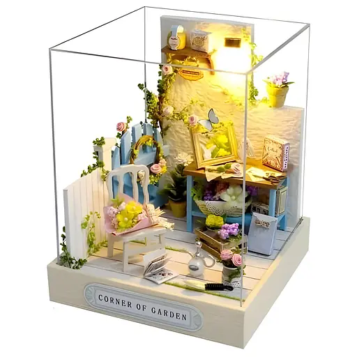 3D конструктор Румбокс Садовий куточок своїми руками, світлові ефекти - фото 3