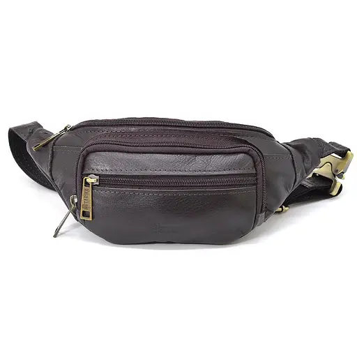 Шкіряна чоловіча сумка на пояс TARWA 25,5х13х10 см nsa0001230 - фото 5