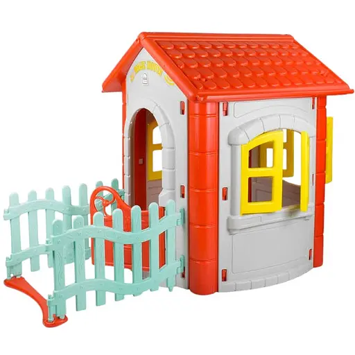 Ігровий будиночок Pilsan Magic House, сірий із червоним, 130x200 см, 06-194