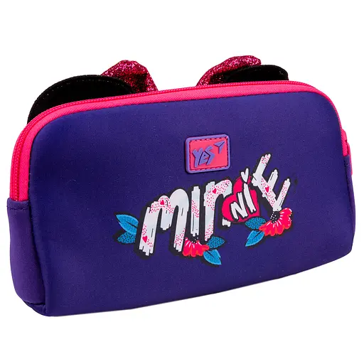 Школьный пенал мягкий Yes TO-01-1 Minnie Mouse, фиолетовый - фото 2
