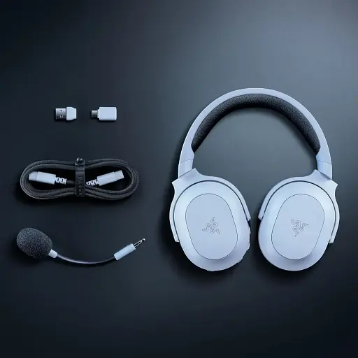 Гарнитура игровая Razer Barracuda X Chroma BT/WL RGB белая - фото 8