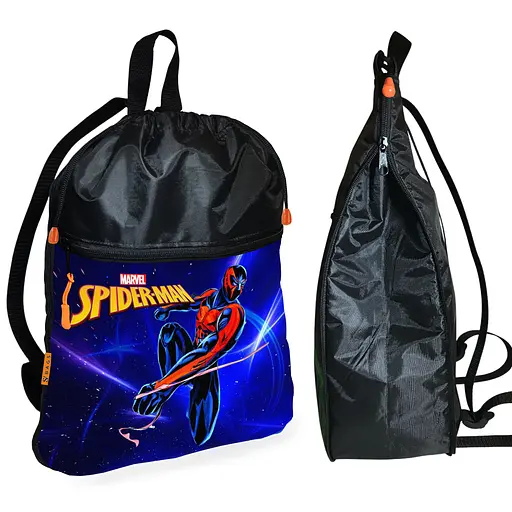 Рюкзак-мешок для школы Человек-паук "Spider-Man"детская сумка для обуви и спортивной одежды (01510)