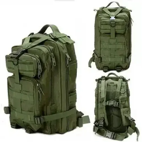 Тактический военный рюкзак Оксфорд 600D 35л (Оливковый) - фото 2