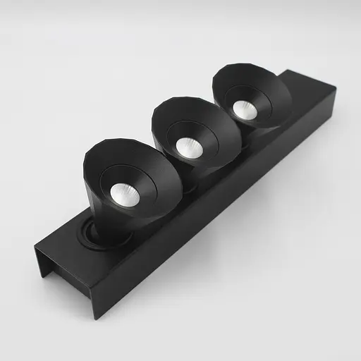 Накладной светильник Skarlat RSLC74131-3 3×7W BK 3000K - фото 3