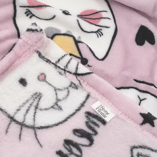 Плед Ardesto Flannel 160 х 200 см 100% поліестер котики (ART0132PB) - фото 4