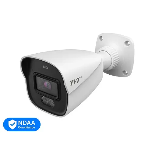 IP-видеокамера 8Mp TVT TD-9481S4L-C(D/PE/AW2) White f=2.8mm, ИК+LED-подсветка, с микрофоном (77-00475)
