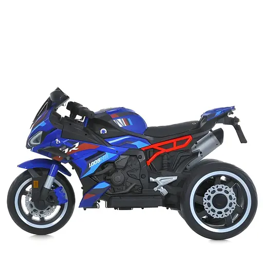 Електромобіль дитячий Bambi Мотоцикл M 6143EL-4 триколісний 12V7AH світло музика EVA - фото 7