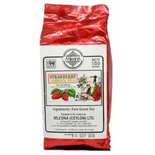 Чай зелений Mlesna Полуниця пакет з фольги 500 г - фото 1