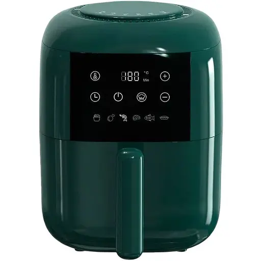 Аерофритюрниця безмасляна Maestro MR-755 Air Fryer Kitchen 3 л Зелена 1200 Вт - фото 1