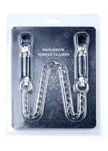 Зажимы для сосков Fetish B - Series Exclusive Nipple Clamps No.12, 43.5 см (серебристый) - фото 4