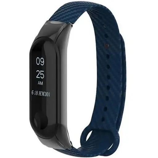 Ремешок Carbon Mi Band 7 Midnight Синий (08) - фото 1