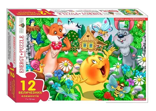 Гра-пазл Энергия+ Колобок, 12 элементов