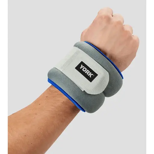 Утяжелители York Fitness Soft для рук и ног 2х1,5кг серый - фото 4